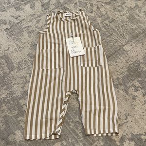 Mumu Mini Striped Romper